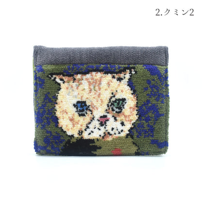 日本製 マンナイン mannine man9 猫キャラ ポケットティッシュ シェニール織 ポケット付き Enjeau アーンジョー