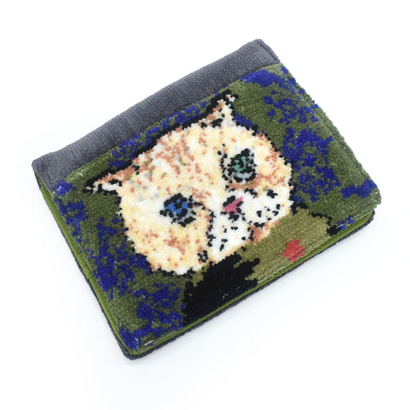 日本製 マンナイン mannine man9 猫キャラ ポケットティッシュ シェニール織 ポケット付き Enjeau アーンジョー