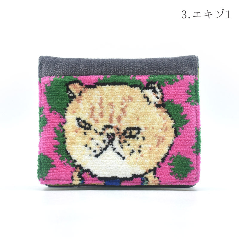 日本製 マンナイン mannine man9 猫キャラ ポケットティッシュ シェニール織 ポケット付き Enjeau アーンジョー