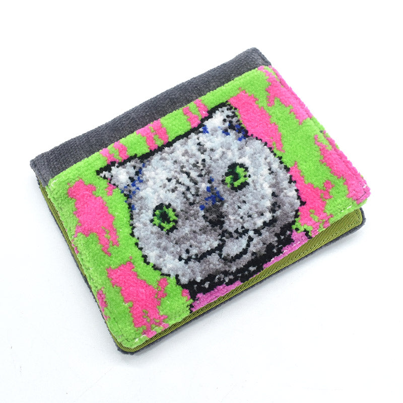 日本製 マンナイン mannine man9 猫キャラ ポケットティッシュ シェニール織 ポケット付き Enjeau アーンジョー