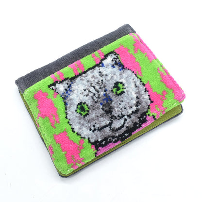 日本製 マンナイン mannine man9 猫キャラ ポケットティッシュ シェニール織 ポケット付き Enjeau アーンジョー