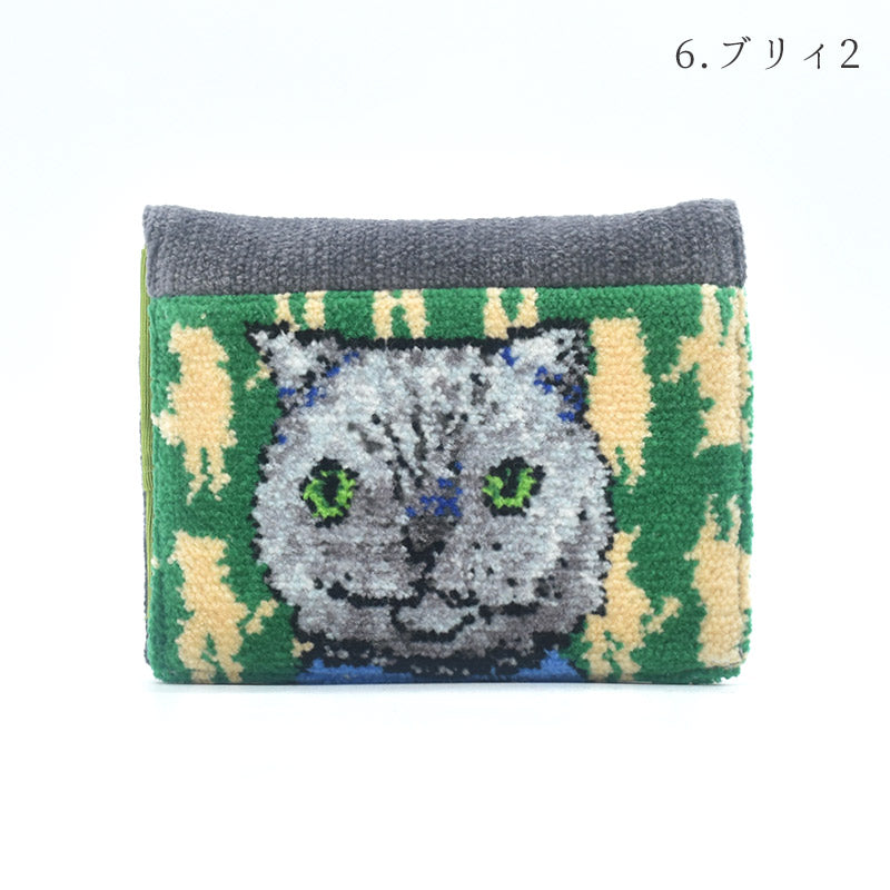 日本製 マンナイン mannine man9 猫キャラ ポケットティッシュ シェニール織 ポケット付き Enjeau アーンジョー