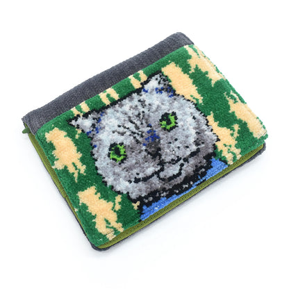 日本製 マンナイン mannine man9 猫キャラ ポケットティッシュ シェニール織 ポケット付き Enjeau アーンジョー