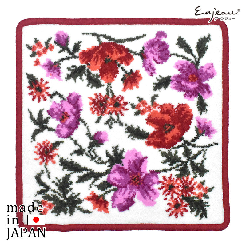 ※2枚以上ご購入で送料無料 セール 日本製 マリー シェニール織 ハンカチ