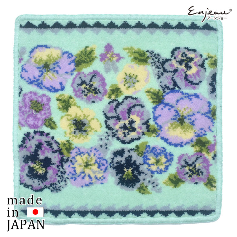 花柄 - 23cmハンカチ - – 公式 日本製シェニール織のアーンジョー