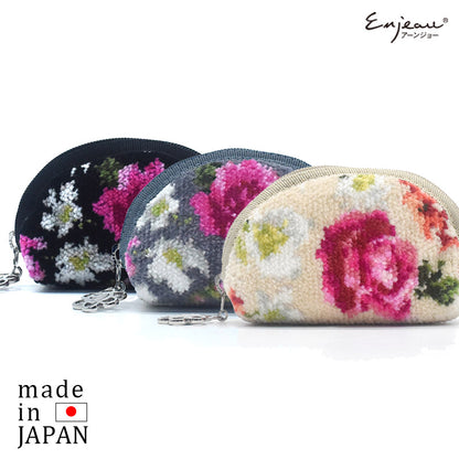 日本製 ステラ柄 コインケース 小銭入れ シェニール織