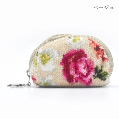 日本製 ステラ柄 コインケース 小銭入れ シェニール織