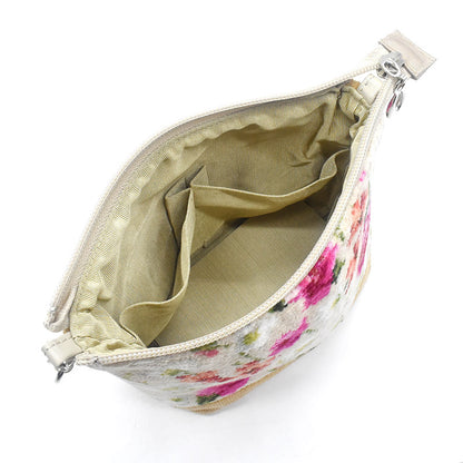 日本製 ステラ柄 総シェニール織 コスメポーチ Enjeau アーンジョー 2065