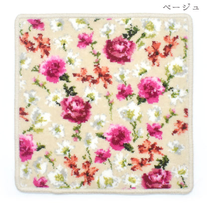 日本製 ステラ ハンカチ シェニール織 23cm Enjeau アーンジョー