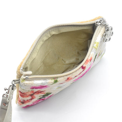 日本製 ステラ ストラップポーチ シェニール織 小物入れ Enjeau アーンジョー