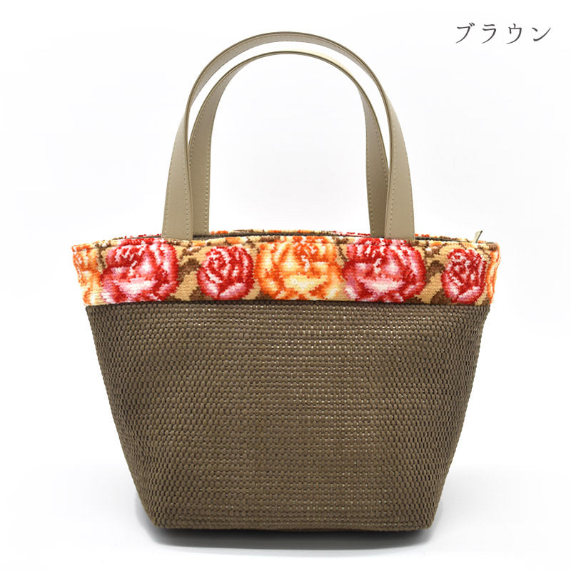 超軽量 日本製 メッシュカゴバッグ トートバッグ シェニール織