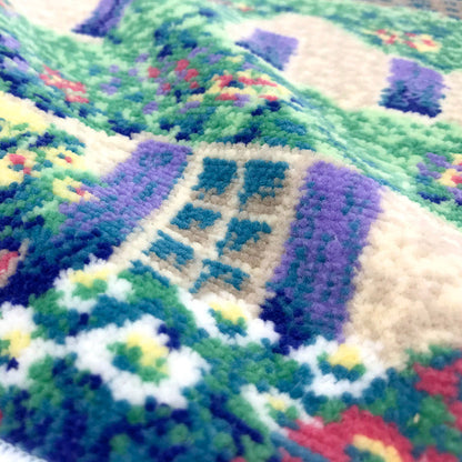 ナチュラルシリーズ ソレイユ柄 日本製 シェニール織 ハンカチ 23cm