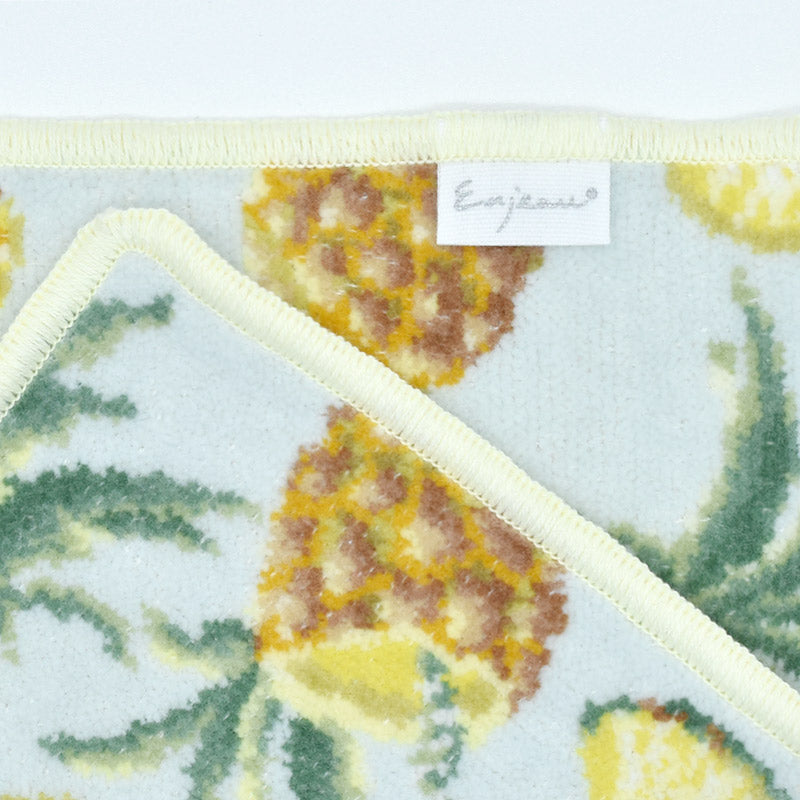 フルーツスイーツ柄 日本製 シェニール織 ハンカチ 23cm